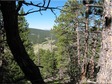 view of the valley