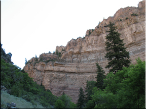 canyon wall