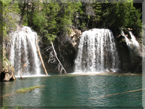 Hanging Lake waterfalls