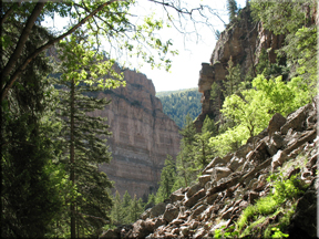 view of the valley
