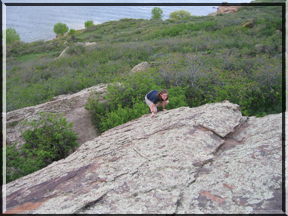 bouldering at Rotary Park