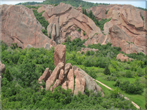 view of rocks